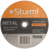 Диск отрезной по металлу STURM 9020-07-230х25